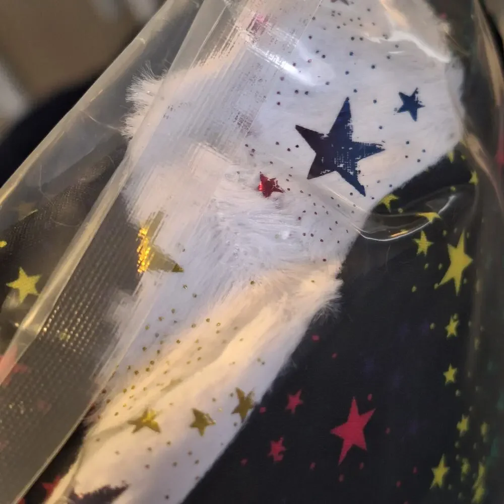 New Happy Nappers Sleeping Bag with Pillow Medium 54 x 20 Shimmer Unicorn